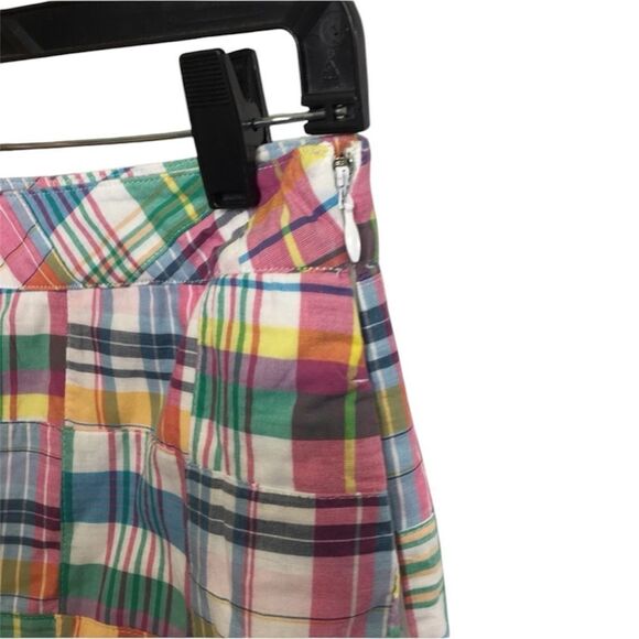 NWOT TALBOTS MULTI COLOR MADRAS PATCHWORK PENCIL SKIRT‎ 2 BOHO CHIC CONTEMPORARY - Picture 7 of 14